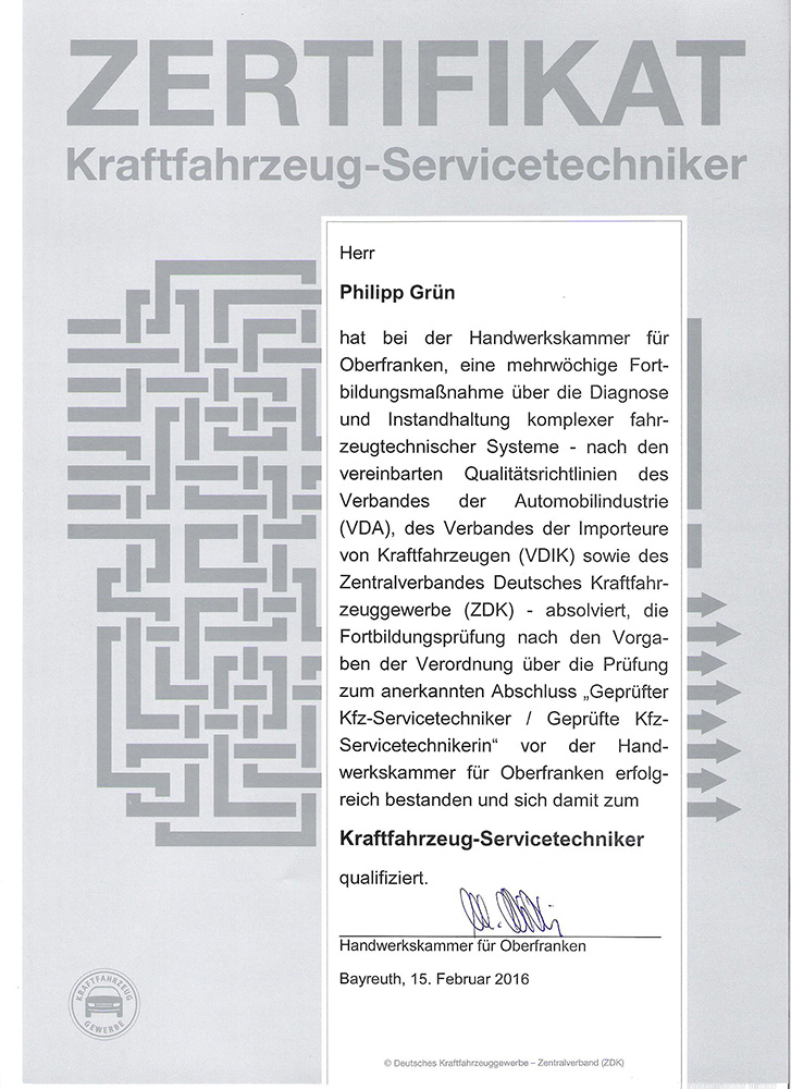 servicetechniker gruen